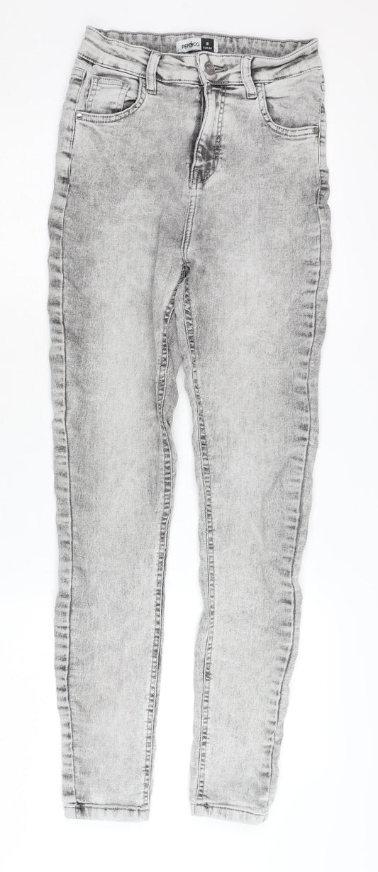 PEPCO Women's Grey Skinny Jeans Size 8