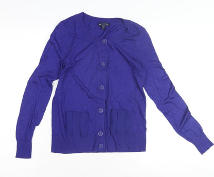 Gap Women's Blue Cardigan, Size S, Button Front