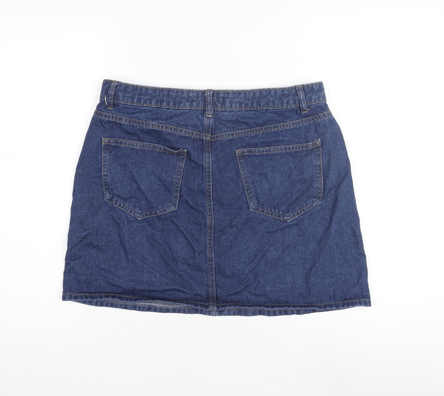 George Women's Blue Denim Knee-Length Skirt Size 12