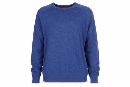 Front view of Next Women's Blue Crew Neck jumper Medium