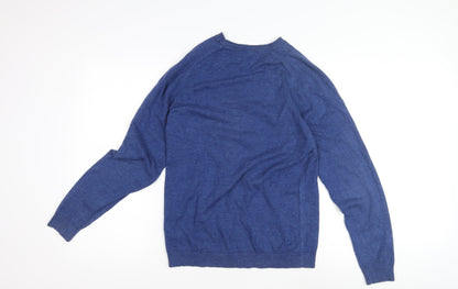 Back view of Next Women's Blue Crew Neck jumper Medium