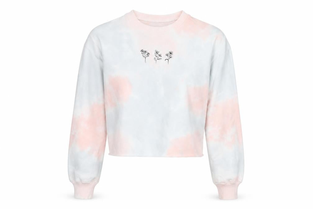 Hollister Women's Multicoloured Tie-Dye Pullover Sweatshirt 2XS