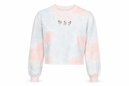 Hollister Women's Multicoloured Tie-Dye Pullover Sweatshirt 2XS