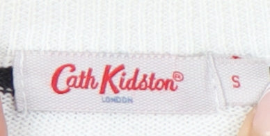 Close-up detail of Cath Kidston Women's Striped Cardigan Multicoloured, size S