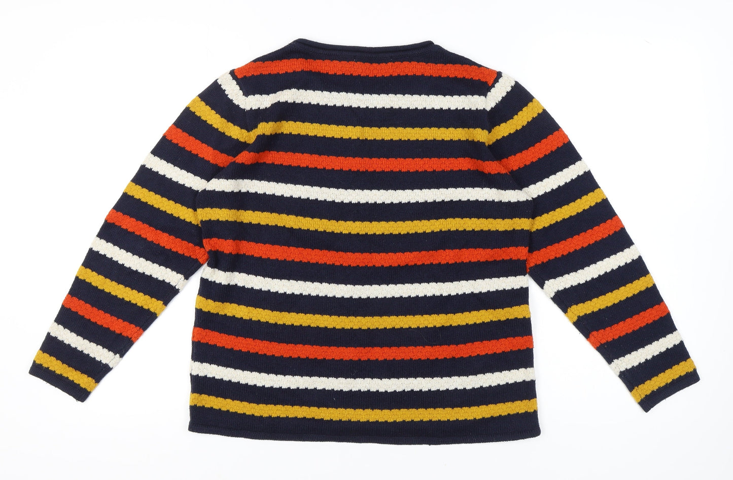 Isle Women's Multicoloured Striped Pullover Jumper M