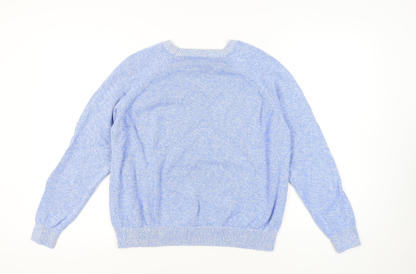 Marks and Spencer Women's Blue Knit Pullover Jumper L