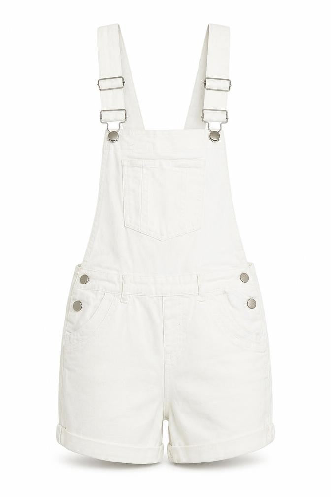Select Women's White Dungaree in Denim Size 6
