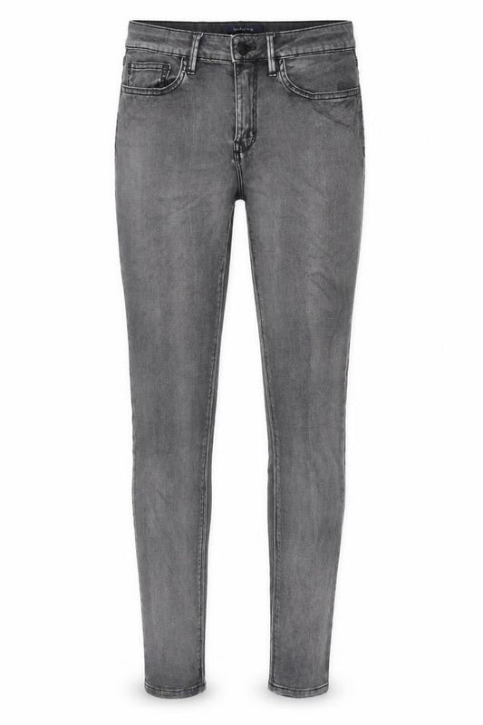 Wåven Women's Grey Mid-Rise Denim Jeans Size 12