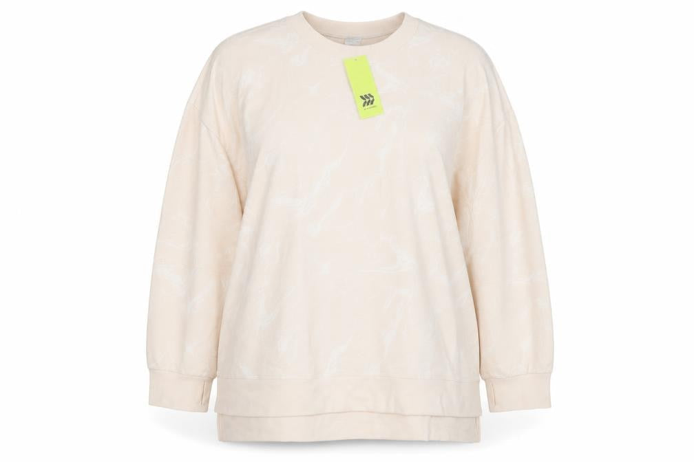 All in Motion Women's 4XL Beige Crew Neck Sweatshirt