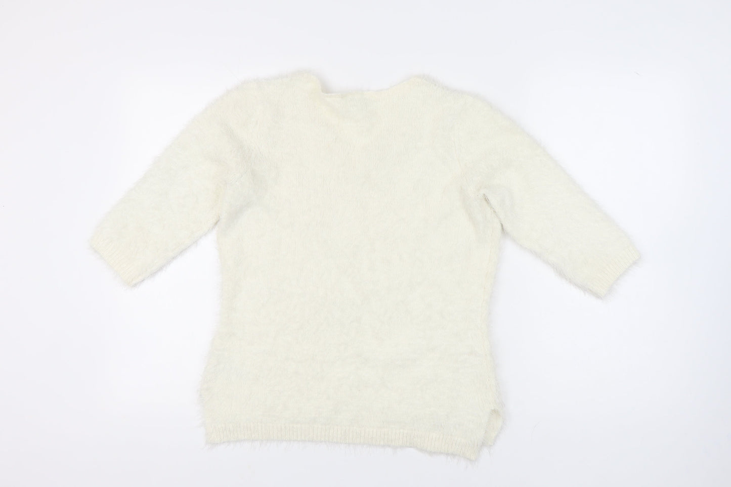 BHS Women's Ivory Pullover Jumper Size 12