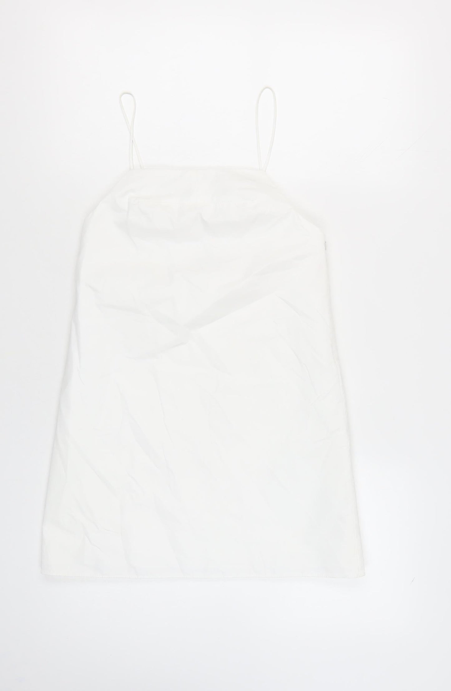 Zara Women's White XS Slip Dress