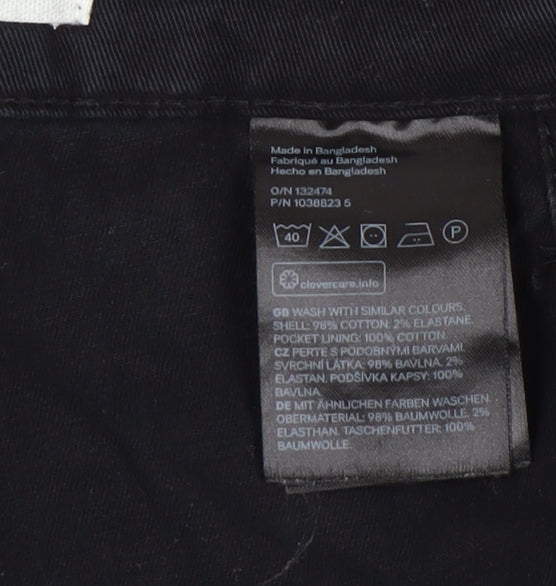 H&M Women's Black Chino Trousers Size 12