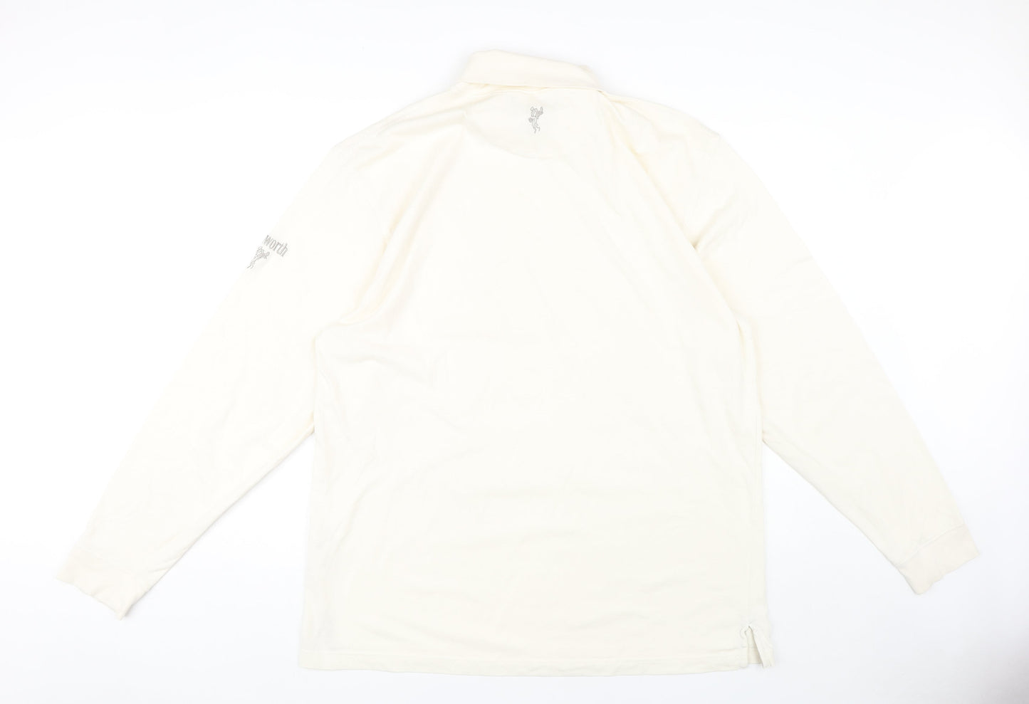 Ashworth Men's Ivory Long Sleeve T-Shirt XL