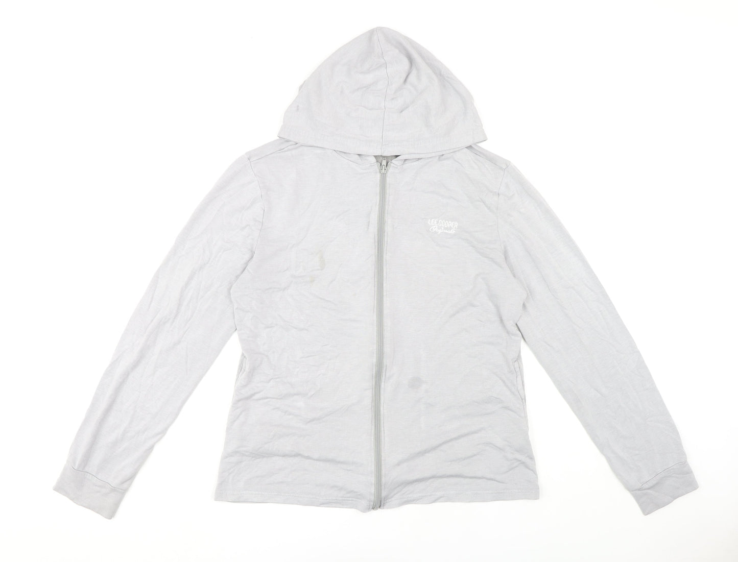Lee Cooper Women's Grey Full Zip Hoodie Size 16