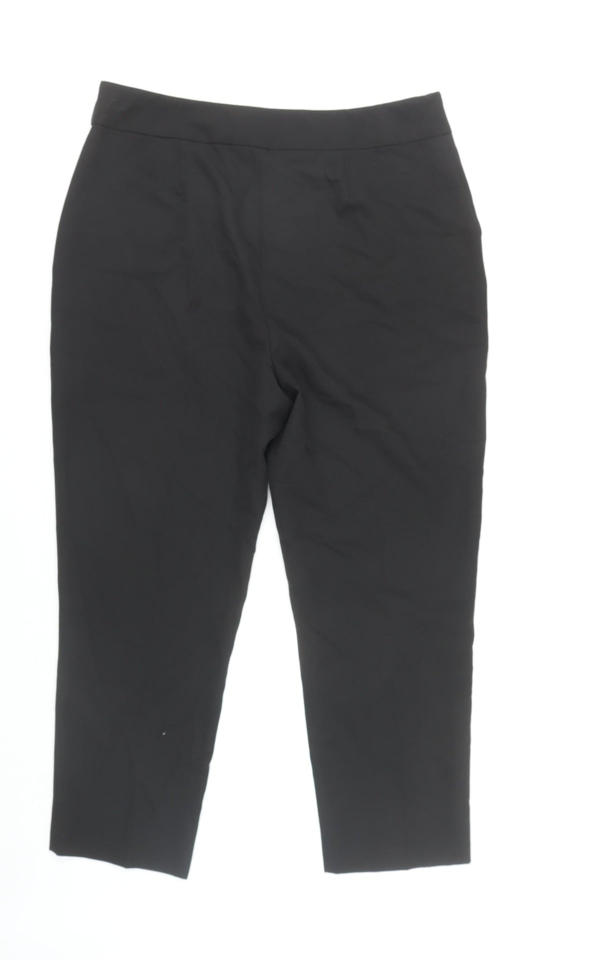 Peacocks Women's Black Regular Fit Trousers, Size 16