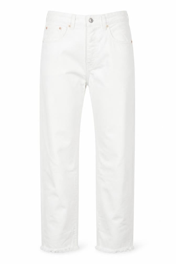 Mango Women's White Straight Jeans Size 8