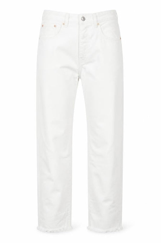 MNG Women's White Straight Jeans Size 8