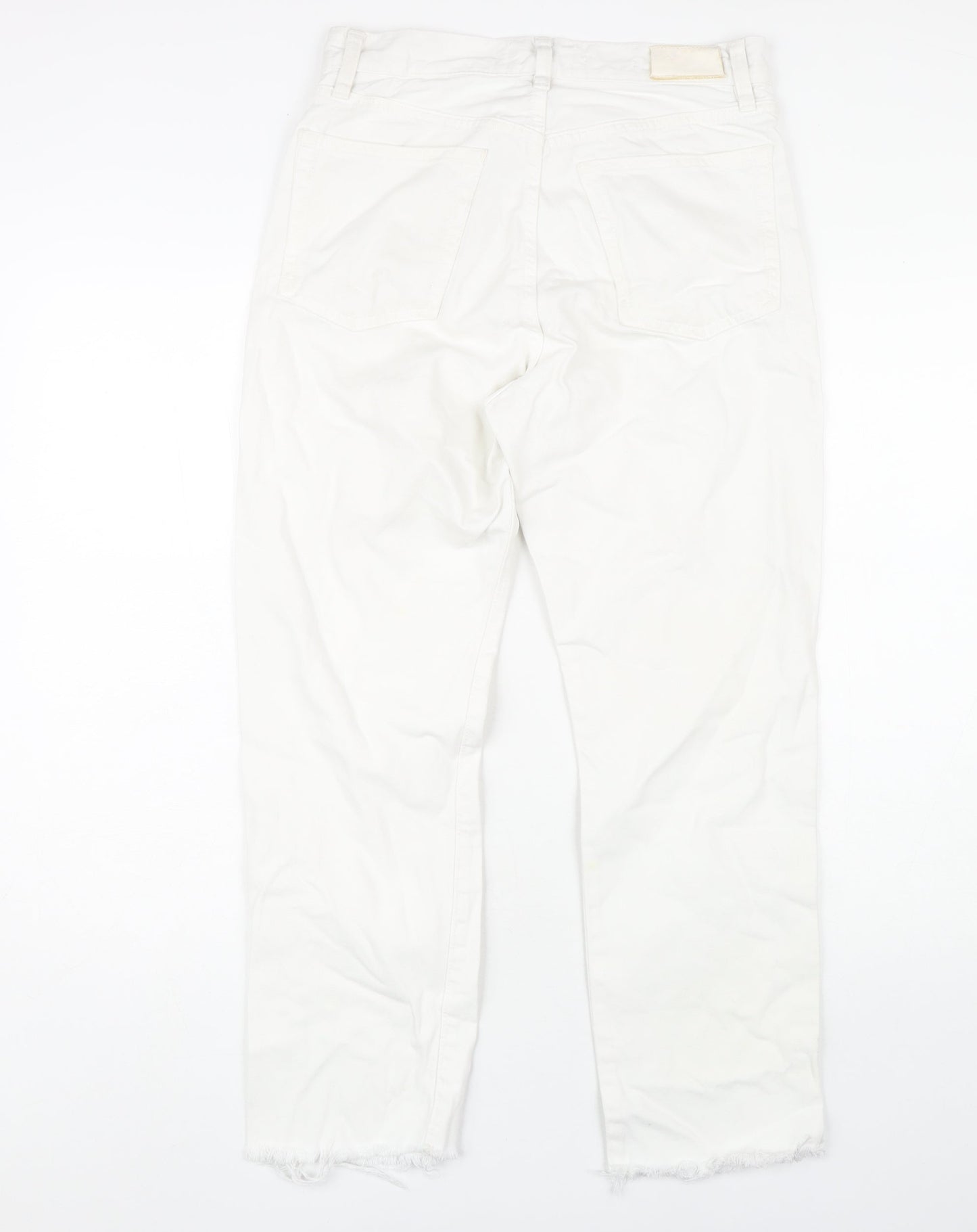 MNG Women's White Straight Jeans Size 8