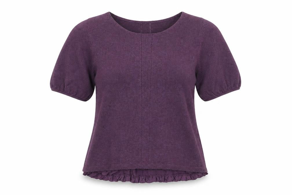 Jigsaw Women's Purple Round Neck Knit Jumper S