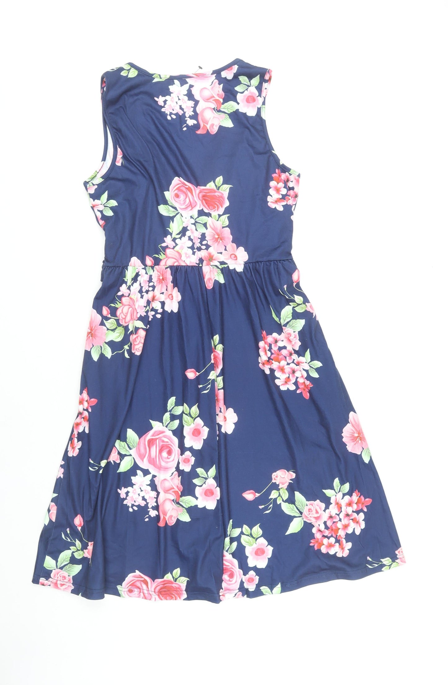 Ouges Women’s Multicoloured Floral V-Neck Dress