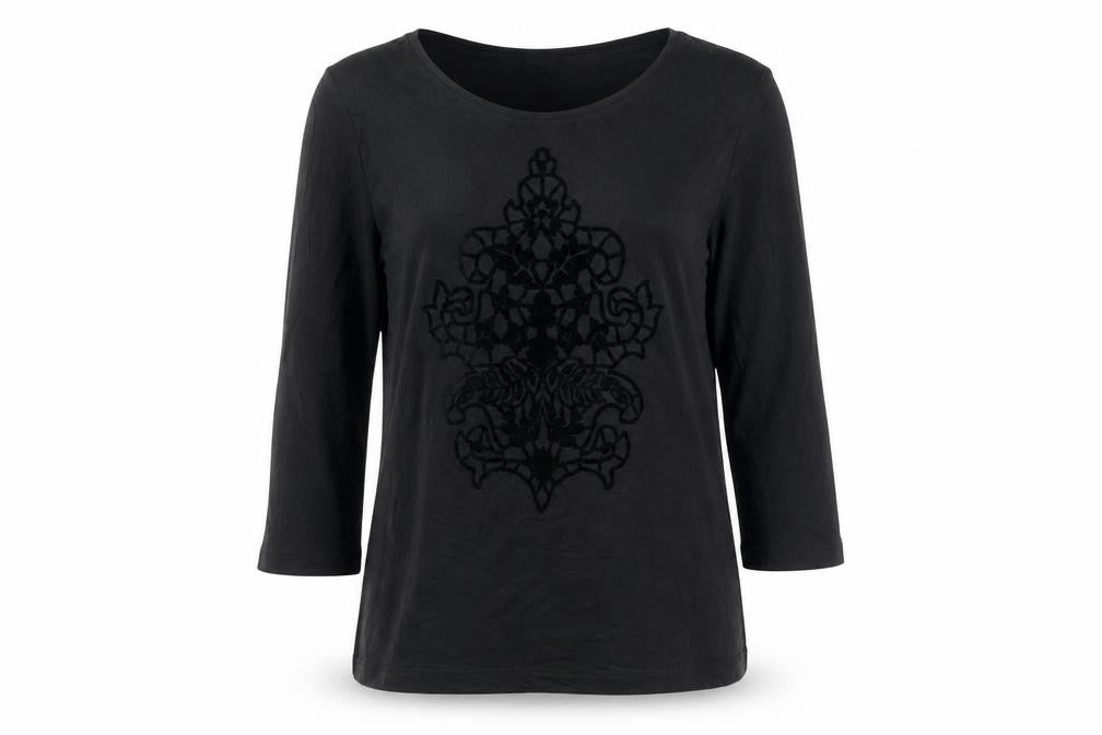 Caroll Women's Black Viscose Blouse Size 14