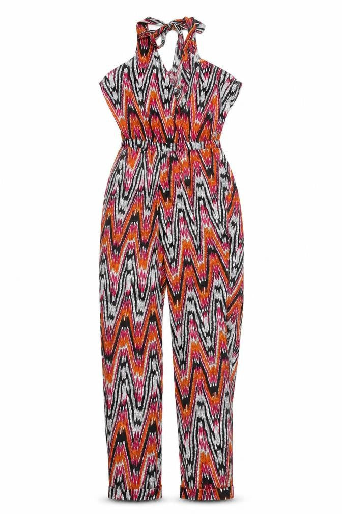 Internacionale Women’s Multicoloured Jumpsuit Size 10 Geometric