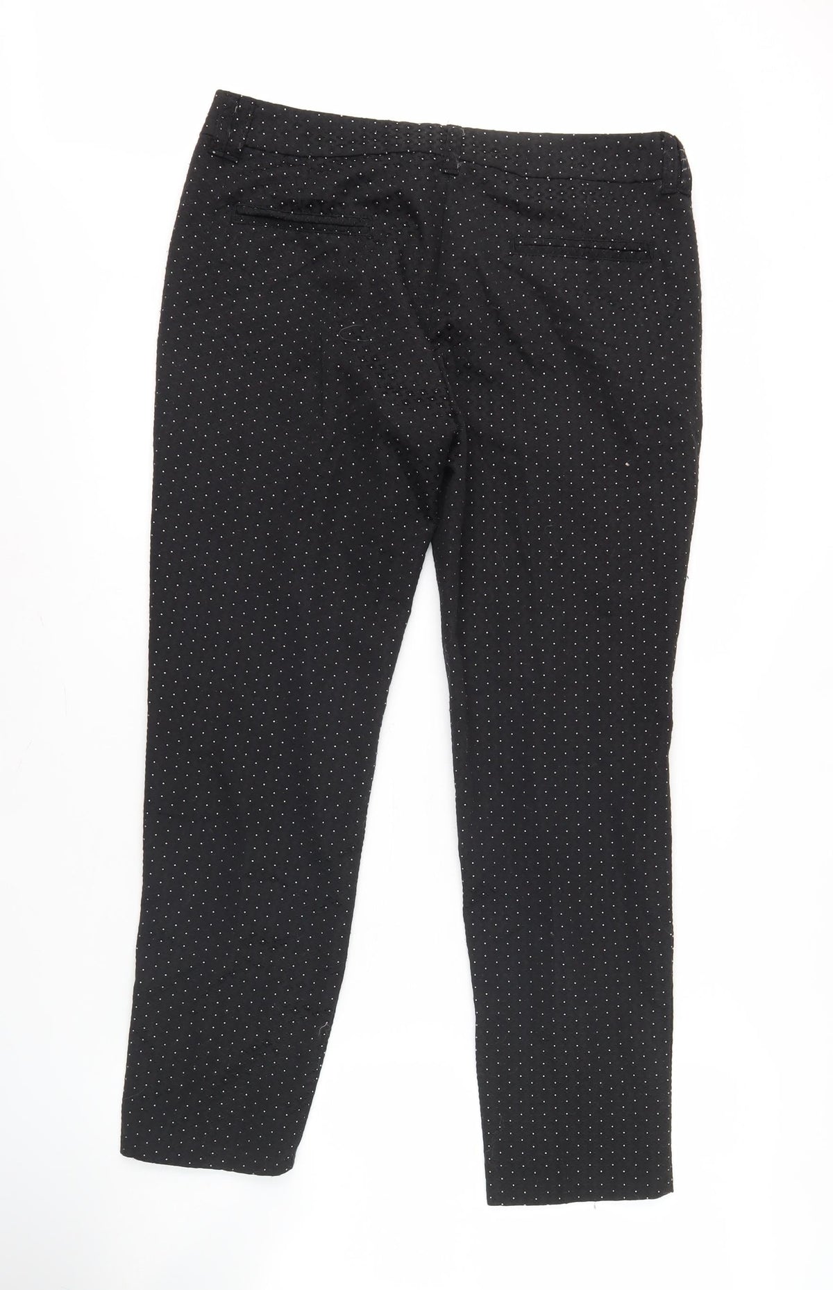 Next Women's Black Polka Dot Trousers Size 12
