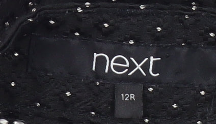 Next Women's Black Polka Dot Trousers Size 12