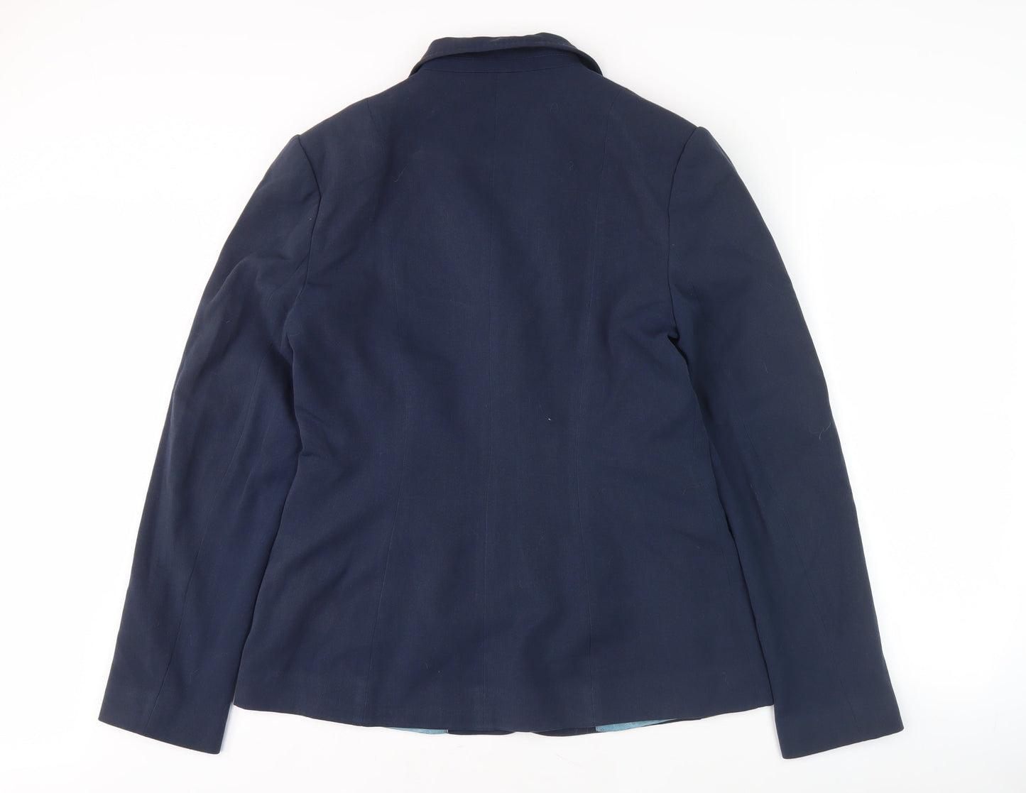 Long Tall Sally Women's Blue Blazer, Size 14 Tall
