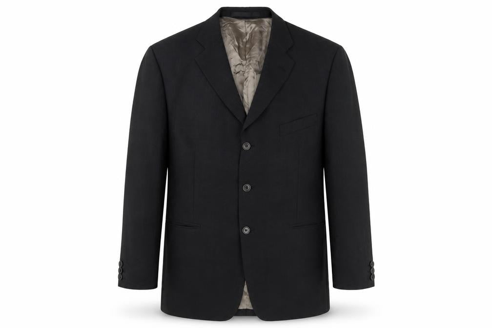 Marks & Spencer Men's Charcoal Wool Blazer, Size 42