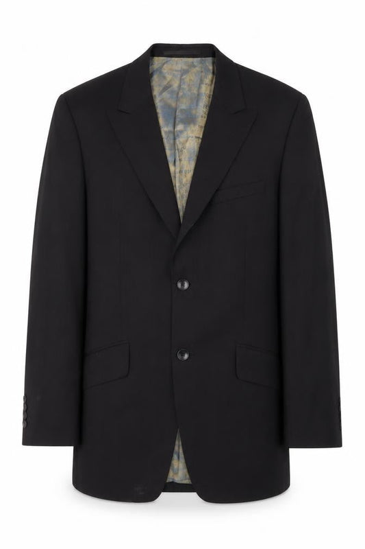 Remus Uomo Black Men's Blazer, Size M, Formal