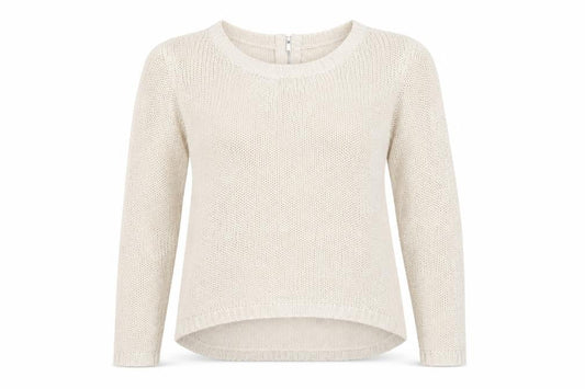 Divided Women's Beige Full Zip Jumper, S, Casual Elegance