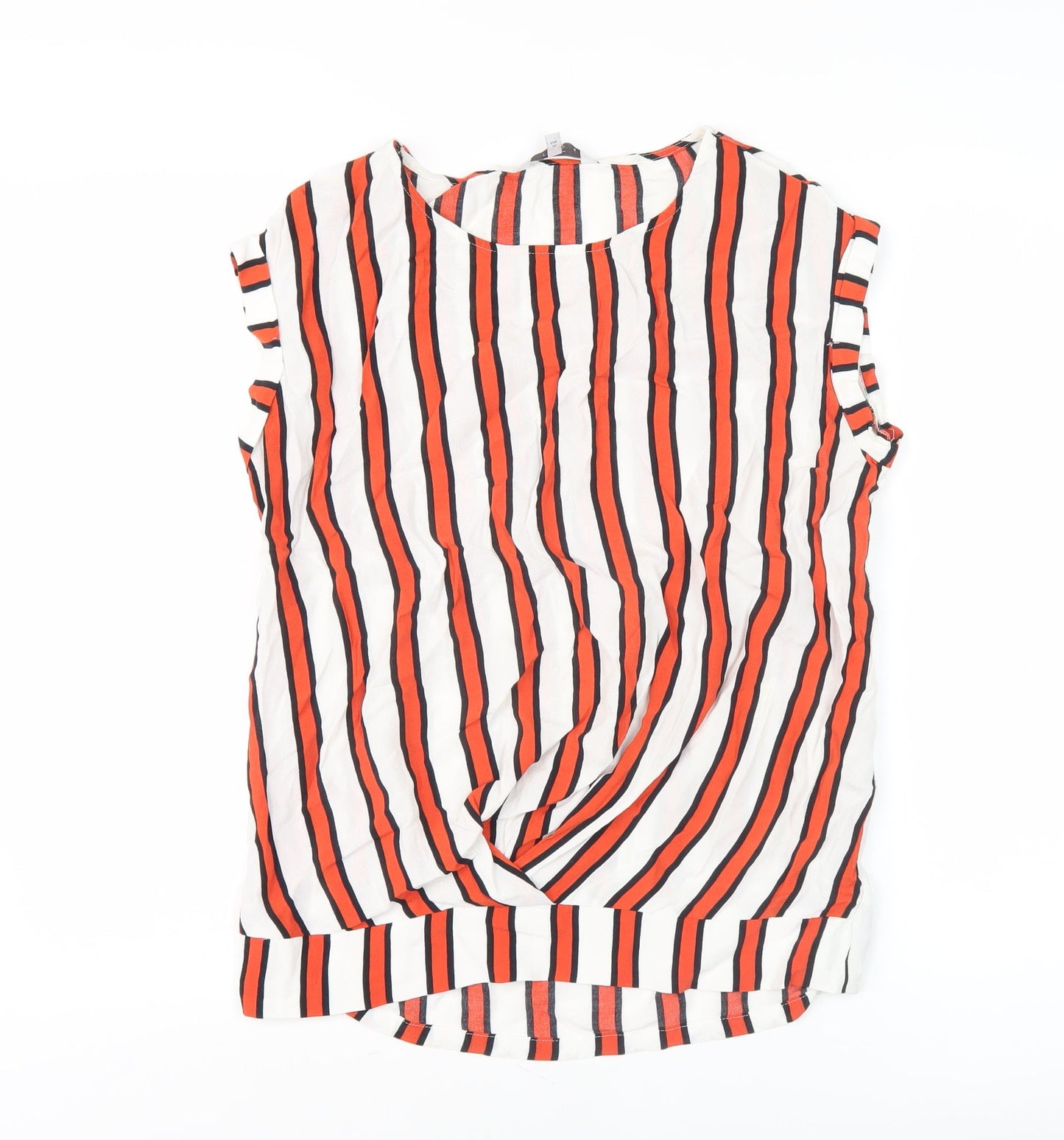 Next Women's Multicoloured Striped Blouse, Size 6