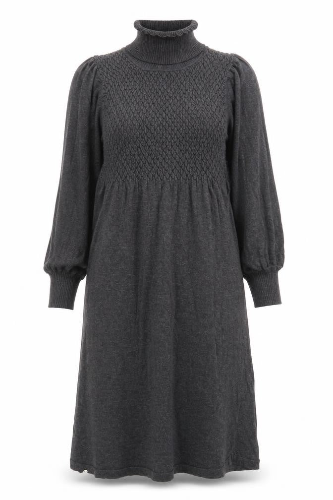 Studio Women's Grey Jumper Dress XS Long Sleeve