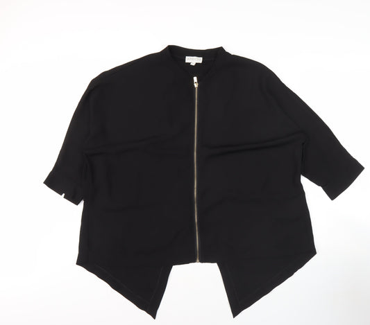 Apricot Women's Black 3/4 Sleeve High Neck Top