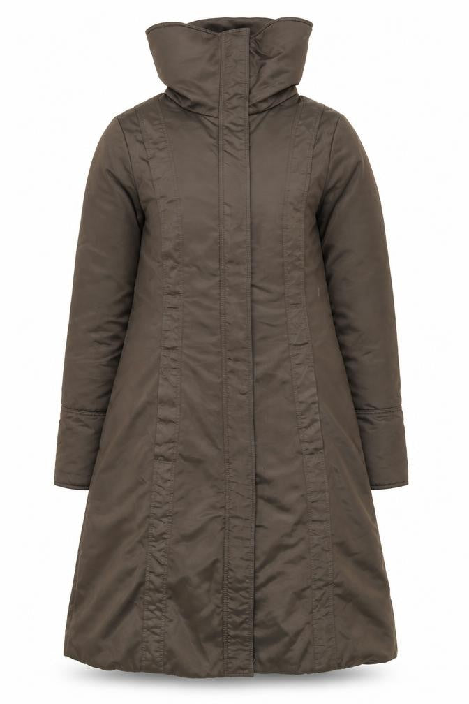 Planet Women's Green Long Polyester Coat Size 10