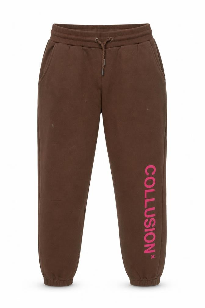 Collusion Women's Brown Jogger Trousers - Size S