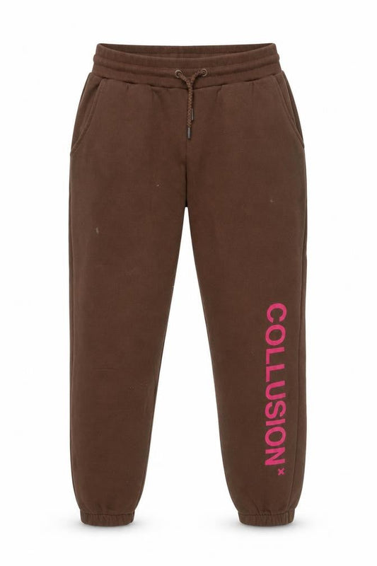 Collusion Women's Brown Jogger Trousers - Size S