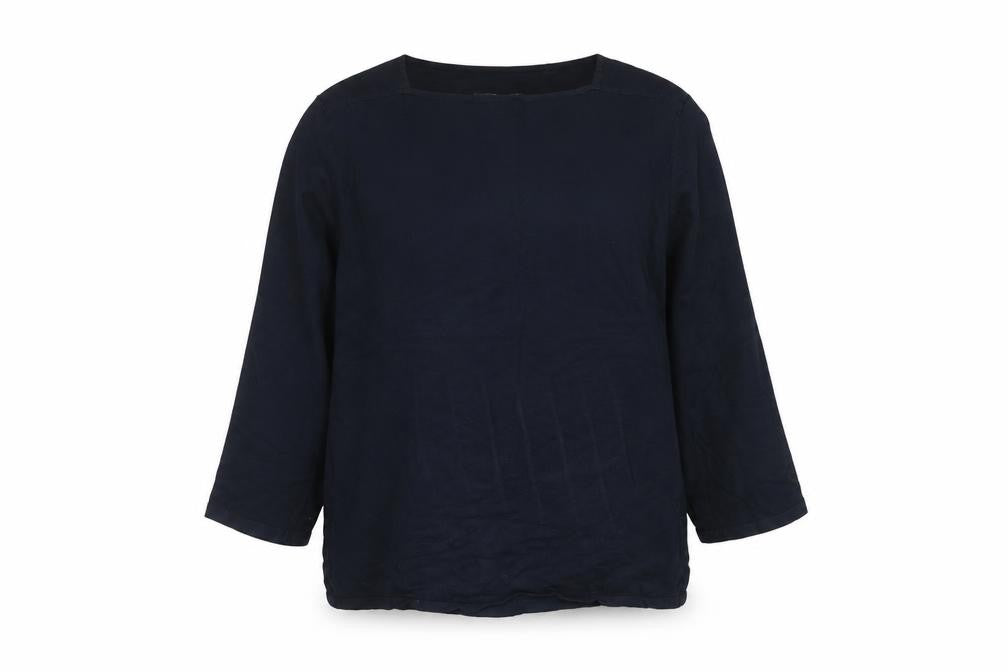 Next Women's Blue 3/4 Sleeve Knit Top Size 14