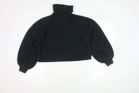 Monki Women's Green Roll Neck Jumper Size 12