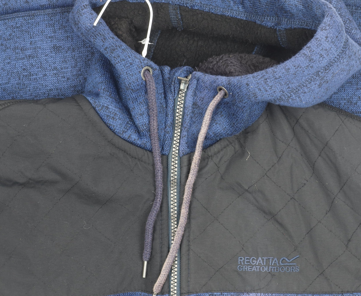 Regatta Men's Blue Hooded Casual Jacket Size S