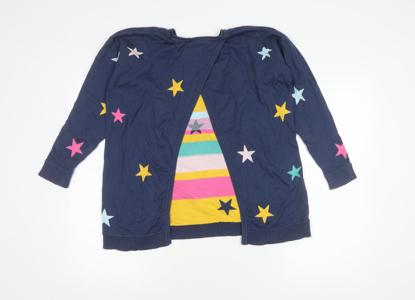 Frugi Women's Blue Star Cardigan Size 10