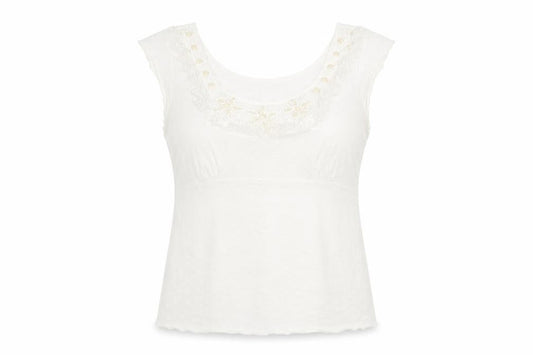 Marks and Spencer Women's White Tank Top, Size 22