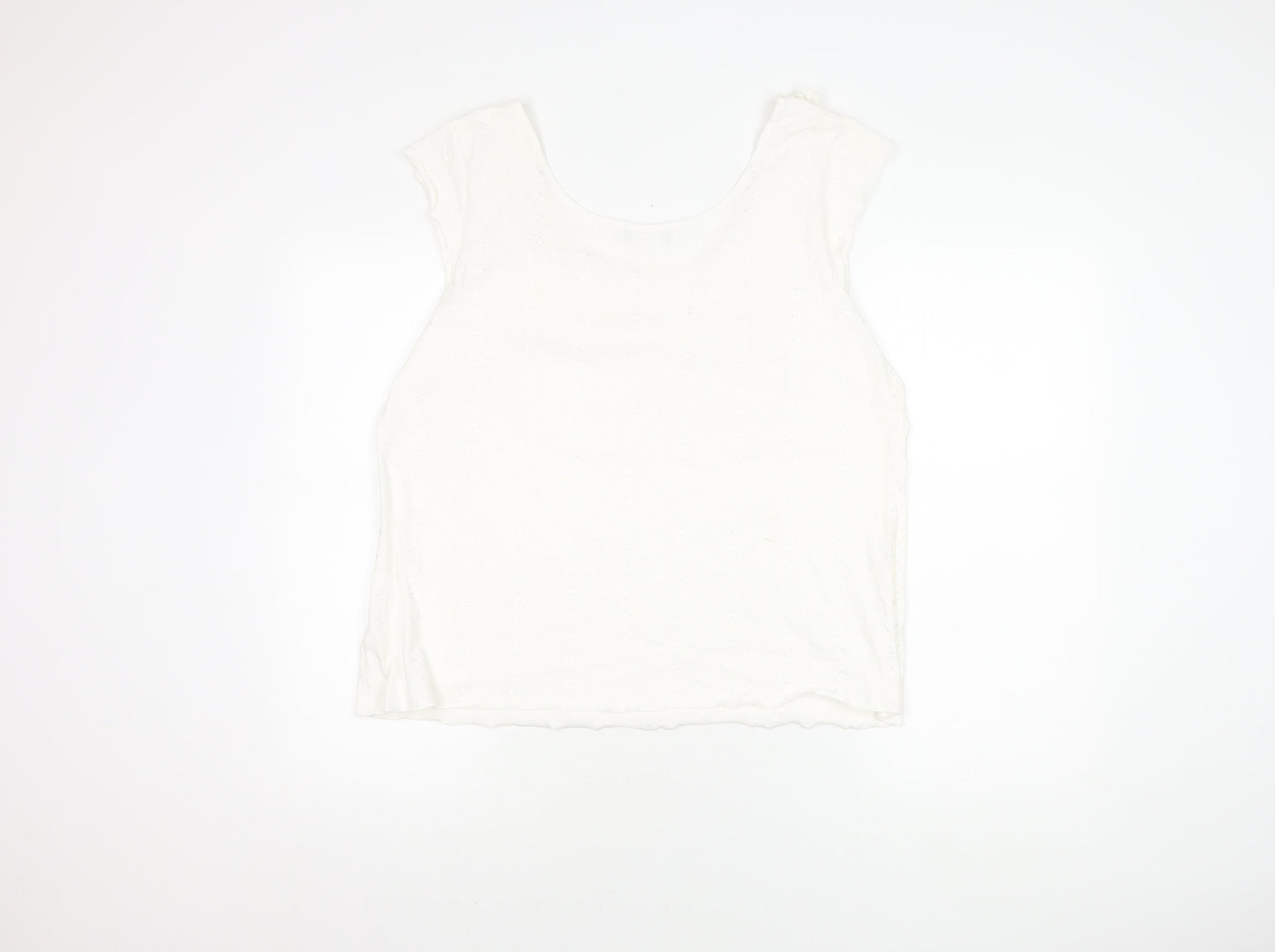 Marks and Spencer Women's White Tank Top, Size 22