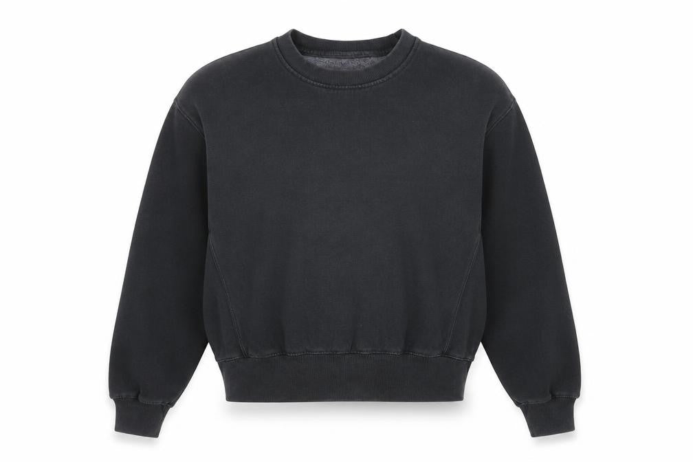 Zara Girls Black Sweatshirt 13-14 Years Cozy Crew Neck