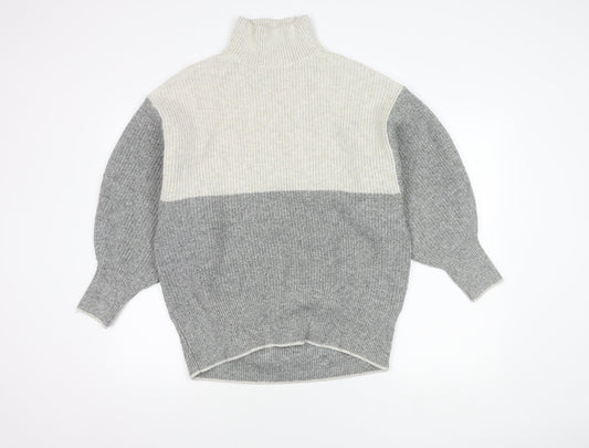 H&M Women's Grey Pullover Jumper Size S
