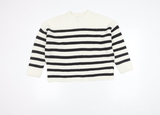 New Look Women’s Striped Acrylic Jumper, Size S