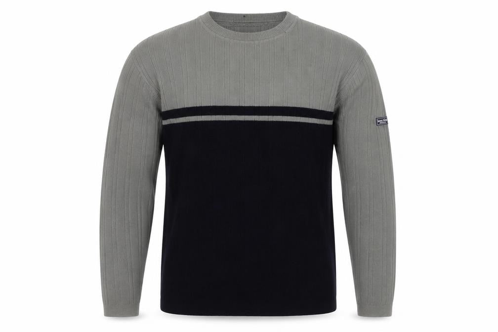 James Darby Men's Grey Pullover Jumper M