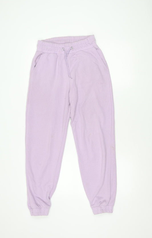 Stradivarius Women's Purple Joggers, Size M - Athleisure Pants
