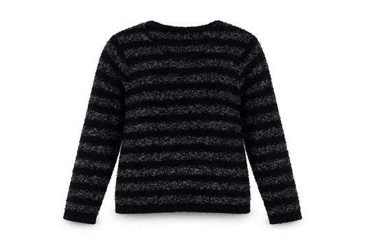 M&Co Women's Blue Striped Pullover Jumper Size 14
